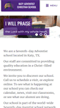 Mobile Screenshot of katyadventistschool.com